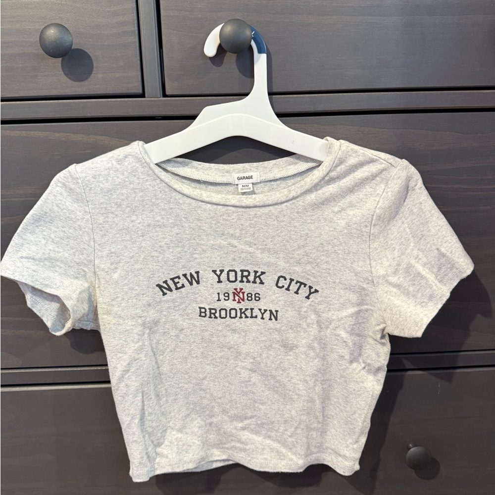 Garage Gray New York City Crop Top